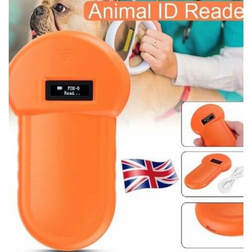 Pet ID Reader Animal Chip Digital Scanner USB Rechargeable Microchip Handheld Identification General Application for Cat Dog