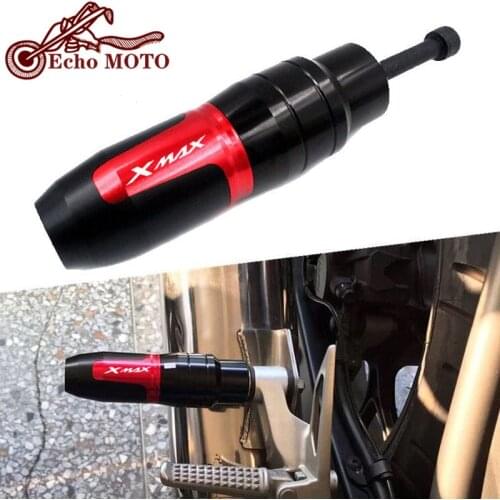For YAMAHA XMAX 125 250 300 400 XMAX300 XMAX400 Motorcycle CNC Frame Crash Pads Exhaust Sliders Crash Protector With logo