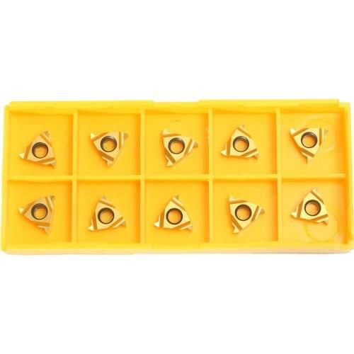 10PCS 11ER A60 CNC Carbide Insert Cutter Lathe Turning Tool Kits For Steel