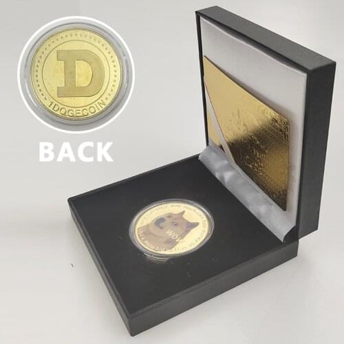 NEW Coin Box Bitcoin Commemorative COIN BNB Dogecoin Safemoon Ada Ripple BTC Ethereum Lumen NEO TRX Zcoin Black Coin Set Gift