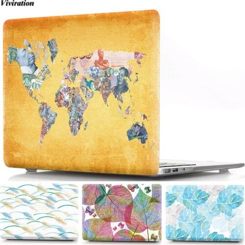 Map Pattern Laptop Plastic Case For HUAWEI MATE D15 MATE D14 2020 Notebook Protective Shell For Huawei Matebook D15 D14 PC Cover