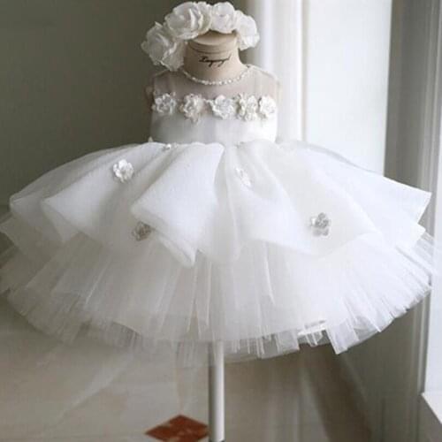 Girls Dress For Birthday Party Wedding Princess Toddler Children Dresses For Girls Baby Christening Ball Gown Kid Summer Clothes