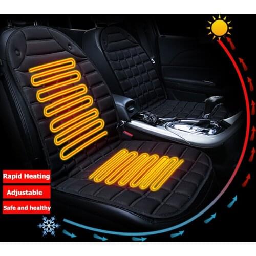 Seat Warmer 12V Heated Seat Heater Soft Car Seat Cushion Car Seat Cover with Temperature Controller Universal 1 PC