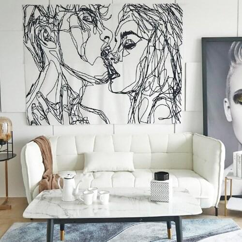 Bedside tapestry layout background cloth ins hanging cloth photo wall cloth tapestry room dormitory cloth painting decoration