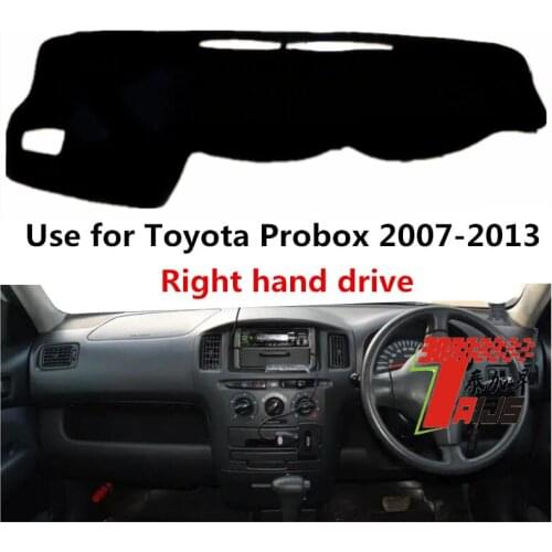 Taijs Right Hand Drive Car Dashboard Cover Dashmat for Toyota Succeed 2007 2008 2009 2010 2011 2012 2013 Decoration Polyetser