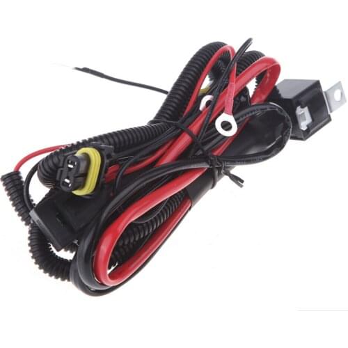 Universal car kit xenon HID wire harenss H1 H3 9005 9006 HB3 HB4 880 H11 H7 HID Relay Harness wiring kit motorcycle auto