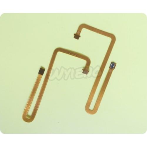 Wyieno For Huawei P Smart+ 2019 Fingerprint Flex Cable Unlock Connect Ribbon Home Button Flex Replacement