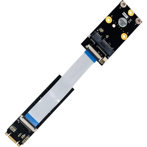 XT-XINTE M.2 Key B/M/B+M to Mini PCI-E Adapter Wifi Network Riser Card M2 to Mini PCI Express Wifi Bluetooth-Compatible Adapter