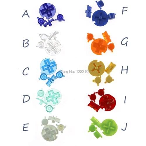 ChengChengDianWan A B Buttons Keypads for Gameboy Pocket GBP On Off Power Buttons D Pads Power Buttons