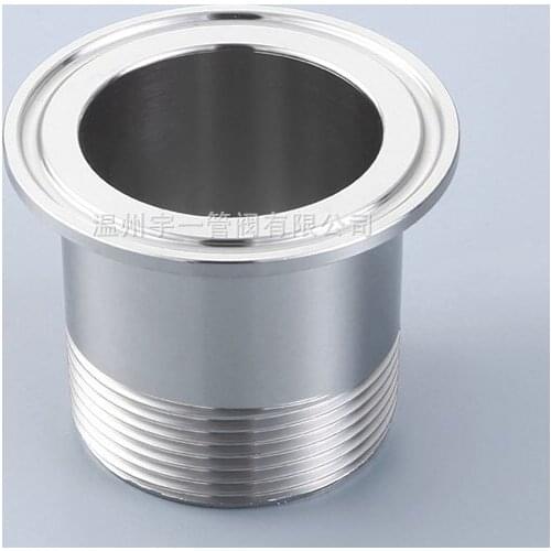 2.5'' Tri Clamp to 1'' Male BSP, 304 Stainless Steel