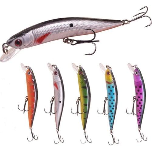 3pcs 8.5g 10cm Fishing Lures Minnow Wobbler Floating Bass Trolling Artificial Hard Bait Crankbait Carp Pesca Fishing Tackle 2021