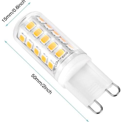 3pcs G9 high voltage led corn light dimming without flicker 360 degree luminous flash dimming ceramic led light Drop shipping
