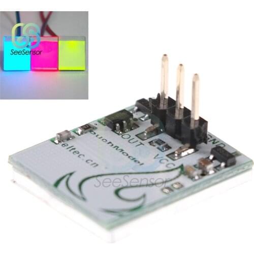 5pcs/Lot 2.7V-6V Capacitive Touch Switch Button LED DIY Electronic Sensor Switches Module Anti-interference DIY Tool