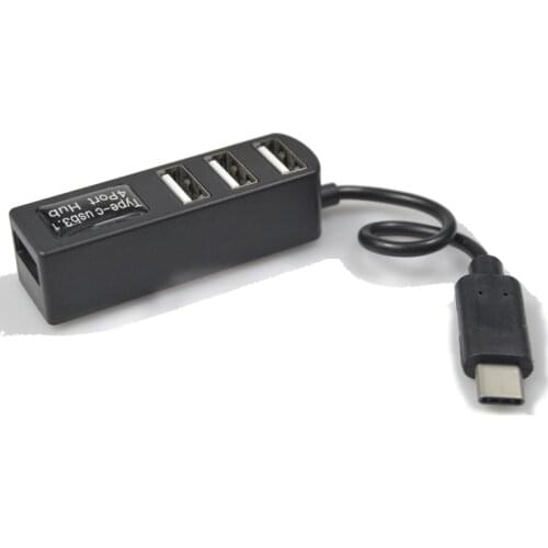 Free shipping DM USB C to Ethernet Adapter with Type C USB 2.0 HUB 4 Ports RJ45 Network Card Lan Adapter for Macbook USB-C Type