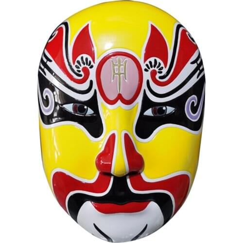 Home Decoration Accessories,historical Figure Sculpture,Statue,Peking Opera mask,Wall Decor,Modern,Living Room,Decorative Art