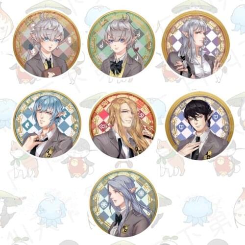 Final Fantasy XIV FF14 HAURCHEFANT Garuda Minion Moogle Badge Brooch Pin Set 7pcs N