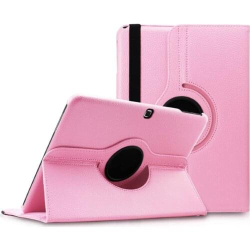 Case Cover For Samsung Galaxy Tab 4 10.1 inch T530 T531 Tablet Case 360 Degree Rotating Stand Holder PU Leather Protective Cove