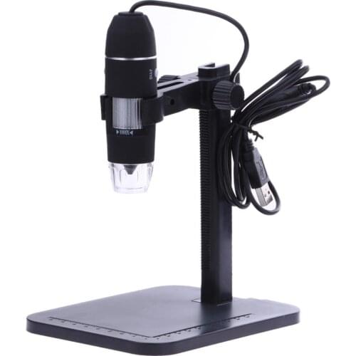 Professional USB Digital Microscope 1000X 8 LED 2MP Electronic Microscope Magnifier USB Endoscope Camera Magnifier+ Lift Stand
