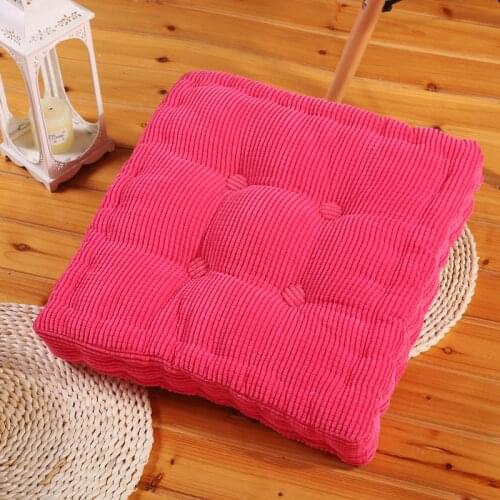 Home Seat Cushion Mat Corduroy Chair Cushion Winter Office Seat Pad Tatami Cushion Decor Knee Pillow Sofa Car Coussin Almofada