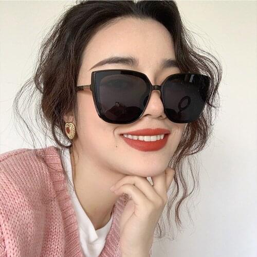 HKNA Cateye Designer Sunglasses Women 2021 High Quality Retro Sunglasses Women Square Glasses Women/Men Luxury Oculos De Sol