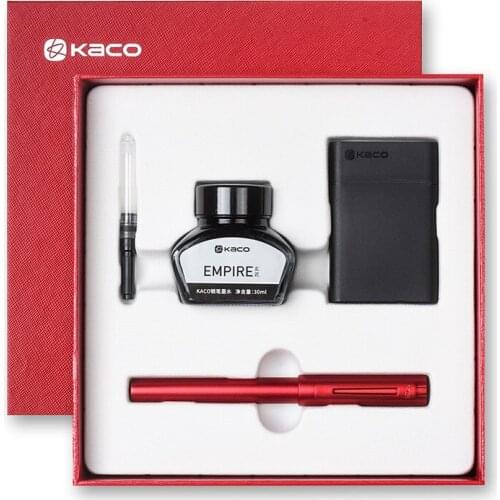 KACO SKY Business Fountain Pen Gift Box Set Calligraphy Pen for Student Writing Artist Quality School Supplies Stationary