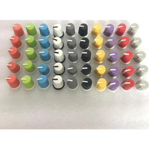 50pcs for Pioneer DJ MIXER DJM djm-2000 900 850 750 700 800 EQ Cap Equalizer Knob / High School Bass Pot Knob color Cap