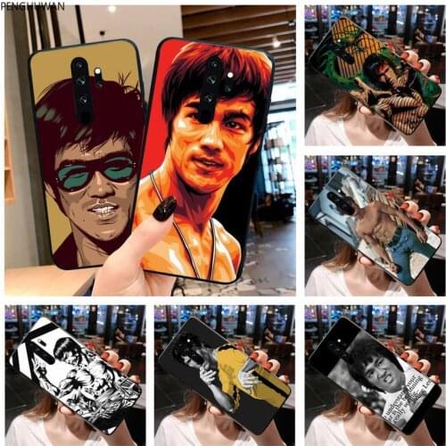 Bruce lee Custom Soft Phone Case for Redmi Note 9 8 8T 8A 7 6 6A Go Pro Max Redmi 9 K20 K30 Pro