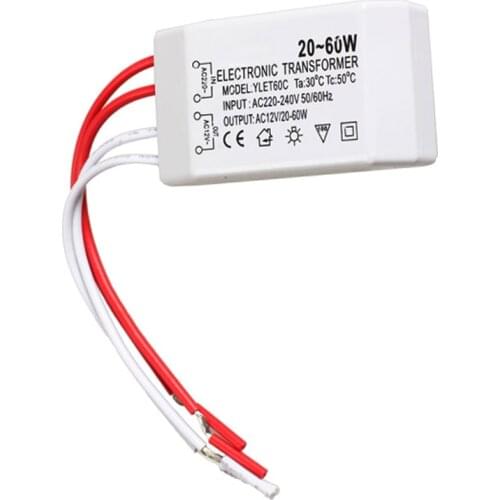 New 20-60W 12V Halogen LED Lamp Electronic Transformer Spotlight Adapter WXV Sale