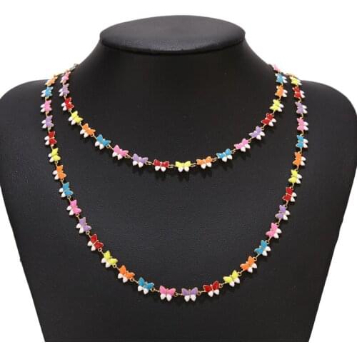 1M Stainless Steel Gold Plated 6mm Width Chains Charm Butterfly Link Chain for DIY Bracelets Necklaces Jewelry Making Findings