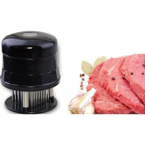 Professional Meat Tenderizer Needle With 56 Stainless Steel Blades Kitchen Cooking Tools Tender Meat Hammer For Beef Steak