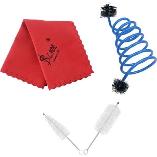 SLADE Trumpet Maintenance Cleaning Care Kit Set Including Mouthpiece Brush Valve Brush Snake Brush Cleaning Cloth