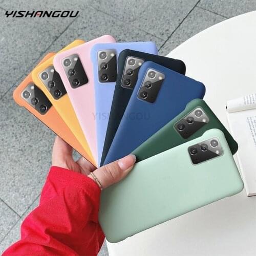 YISHANGOU Ultra-thin Frameless PC Hard Case Cover For Samsung Note 20 Ultra Note 10 Plus S20 S21 Plus Ultra Candy Color Cover