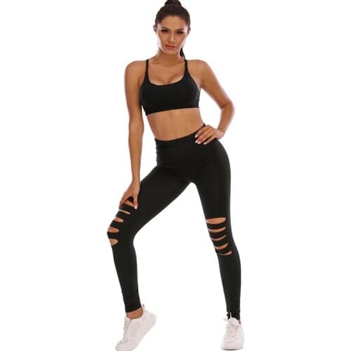2020 Women Leggings Sexy Pants Push Up Fitness Gym Leggins Running Ripped Leggins Seamless Femme High Waist