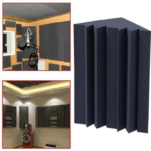 Soundproofing Foam Moistureproof Acoustic Bass Trap Corner Absorbers for Meeting Studio Room Acoustic Bass Trap Corner Absorber