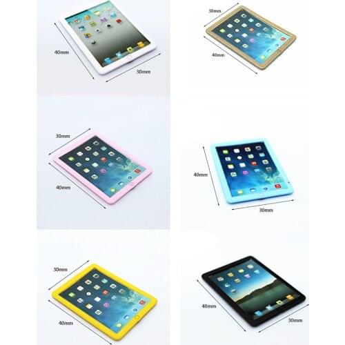 1Pc Mini Touch Type Computer Tablet Modle For Children Learning Education Computer Dolls Accessories