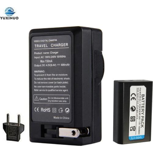 1000mAh NP-800 NP800 EN-EL1 ENEL1 Battery + AC Charger for Nikon Coolpix 500 775 880 885 990 995 4500 4800 5000 5400 A200 DG5W