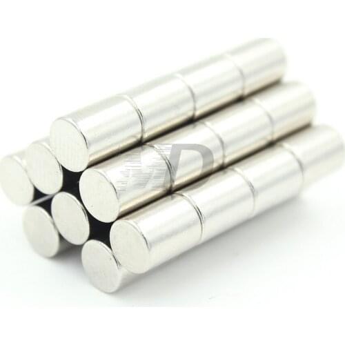 1000pcs Neodymium N35 Dia 6mm X 8mm Strong Magnets Tiny Disc NdFeB Rare Earth For Crafts Models Fridge Sticking magnet 6x8mm