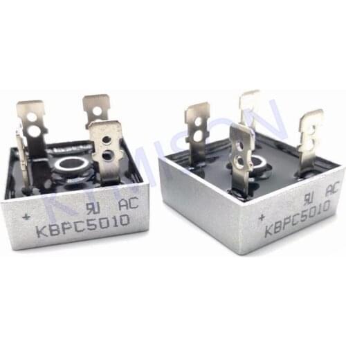 2PCS KBPC5010 50A 1000V Diode Bridge Rectifier kbpc5010 5010