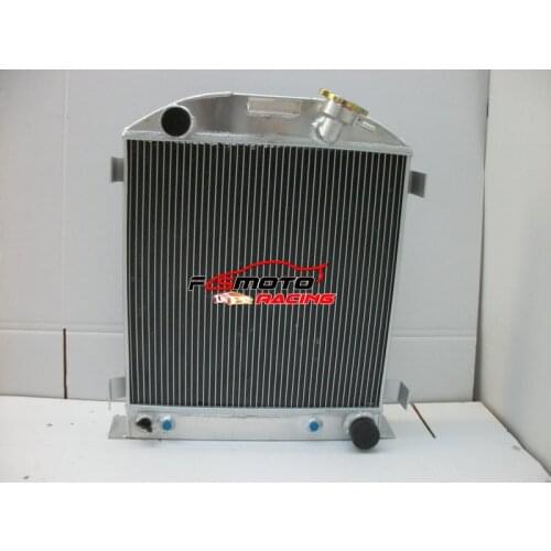 3 Core Aluminum Radiator For Ford 1932 Hi-Boy Chevy Engine Hotrod
