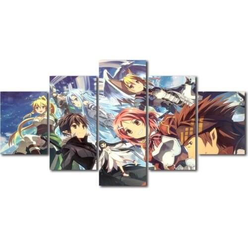 No Frame HD Home Decoration Printing Cartoon Cute Character Poster Canvas Wall Art Oil Painting Living Room Decoration