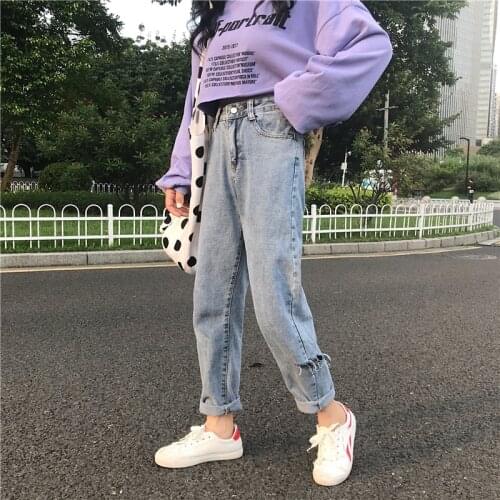 Cheap wholesale 2019 new Spring Summer Autumn Hot selling womens fashion casual Denim Pants BC121