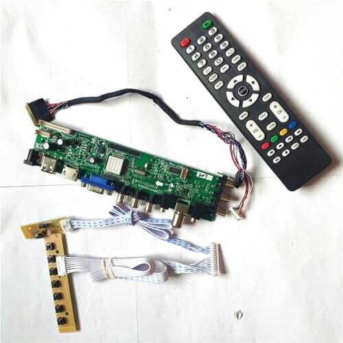For N133BGE-L31/L32/L41/L42 universal 1366*768 DVB digital LVDS Pin HDMI-Compatible VGA USB AV TV 3663 LCD Controller board