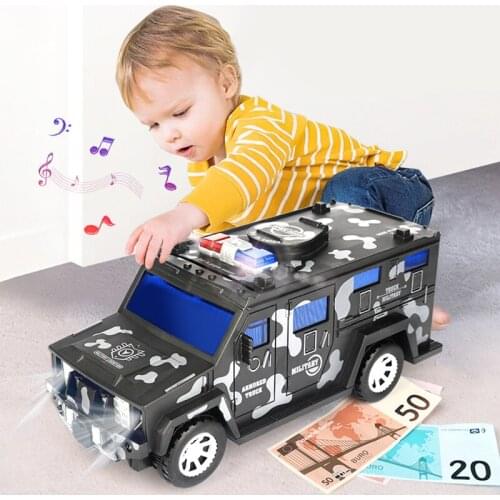 Electronic Piggy Bank Money Box Cash Coins Saving Box Deposit Banknote Toys For Children Phone Toy Christmas Gift Musical Toys