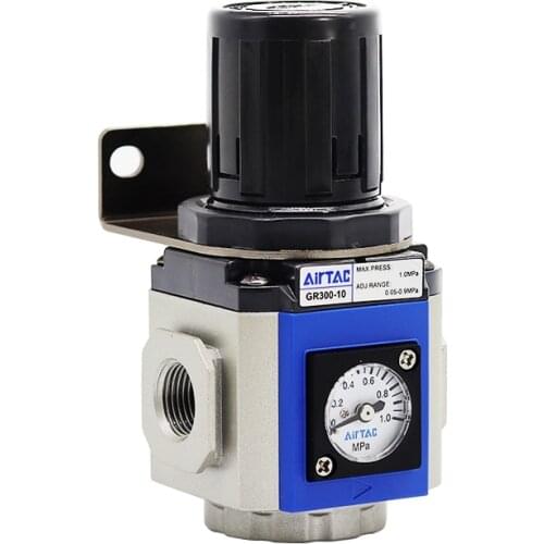 GR200-08 GR300-10 GR400-15 Pneumatic Pressure reducing valve built-in pressure gauge