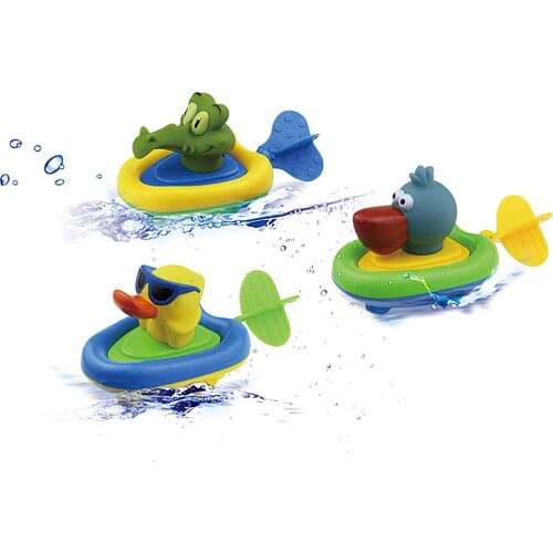 Animal Airship Clockwork Bath Toy Kids Swimming Pool Water Game Toy Wind-up Cartoon Swimming Bathing Toys Beach Water Toys