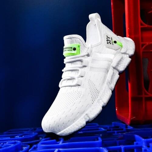 Summer breathabl mesh man slip on running de hombre sneakers for para new shoes zapatos mens Breathable mens shoe sport Light