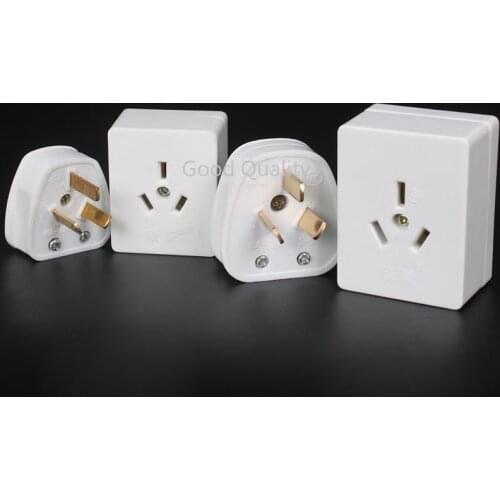 2pcs 10A-16A Wall Mounted Three Plug Socket Air Conditioning Socket Household Flat Three Plug Wall Outlet