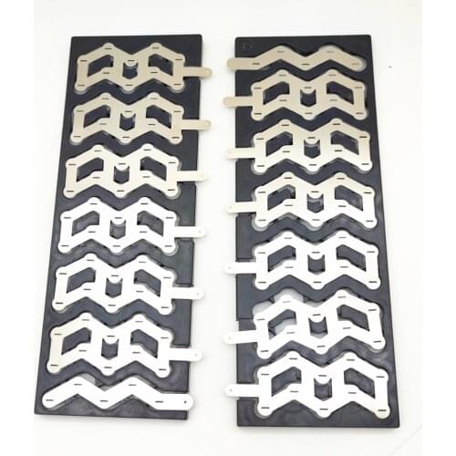 13S5P W Type Nickel Plated Steel Sheet 0.15mm Thickness 18650 Holder For 48V E-Bike Lithium Battery Pack DIY Dropshipping