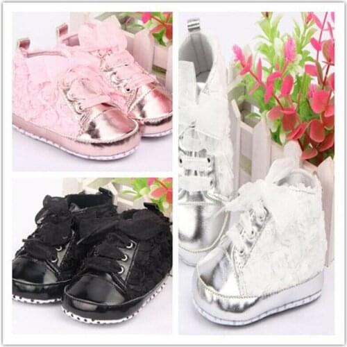 2019 Brand New Style Baby Kid Girl Toddler Non-slip Soft Sole Crib Sneaker Shoes Prewalker Boots First Walkers