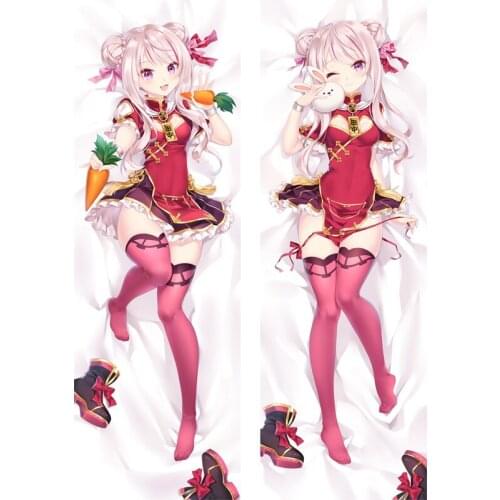 Newly Design Dakimakura Anime VTuber TanakaHime Double-sided Print Life-size Body Pillo Cover Cute Naked